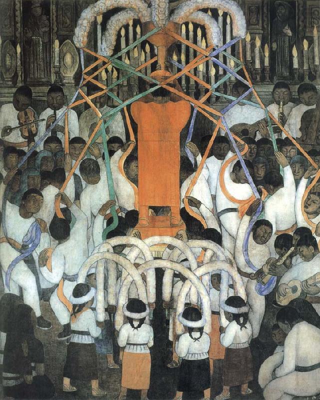 Dancing, Diego Rivera